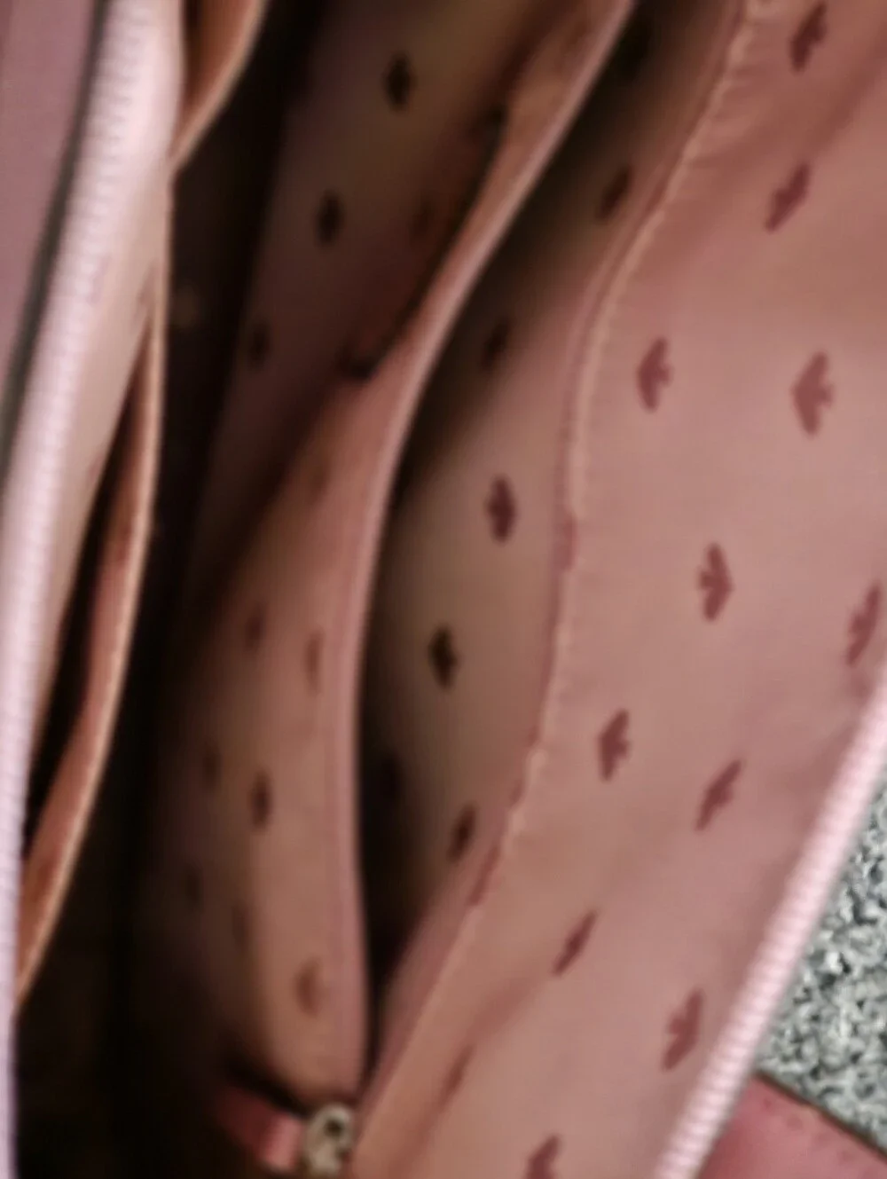 kate spade Pink Glitter Bottom Tote